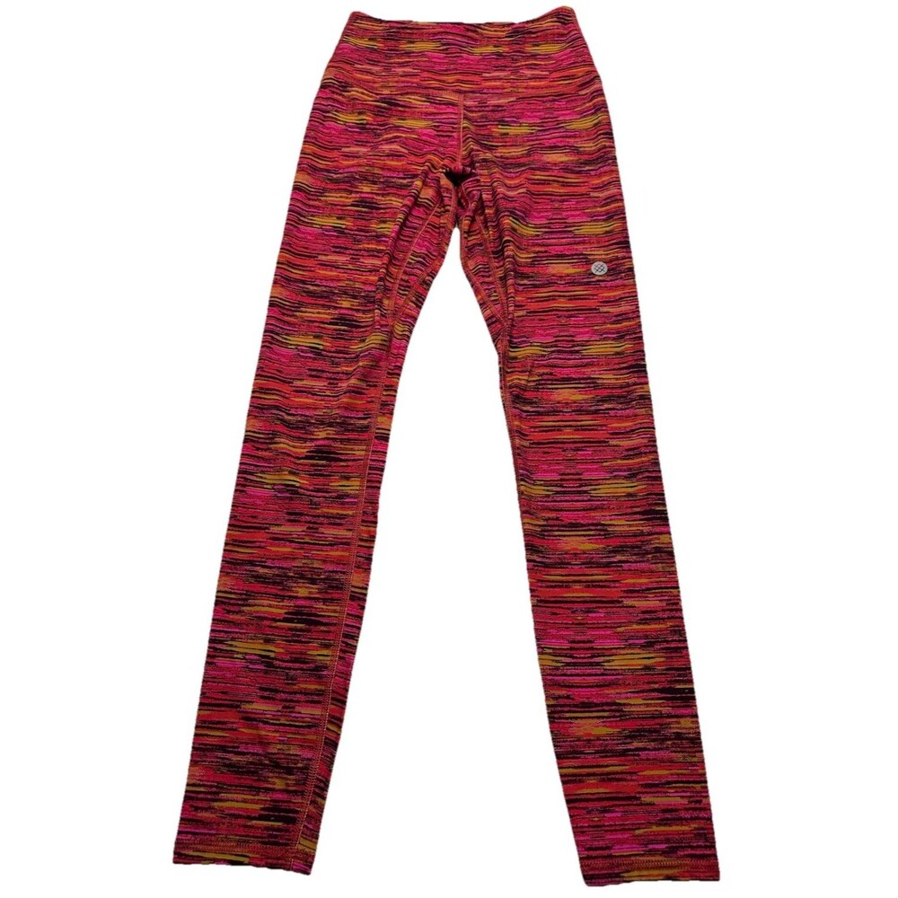 Women's Stance Happenings Cropped Leggings 26" Size Small Red Multi